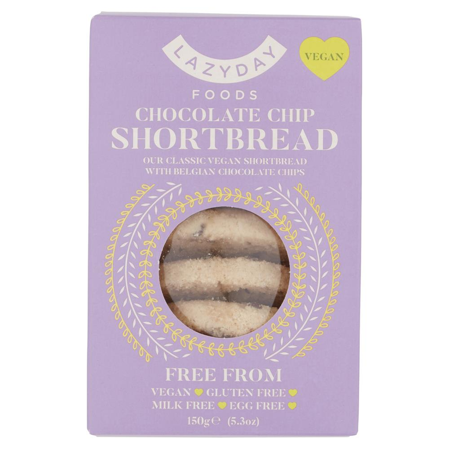 Lazy Day Chocolate Chip Shortbread 150g - Pack of 2