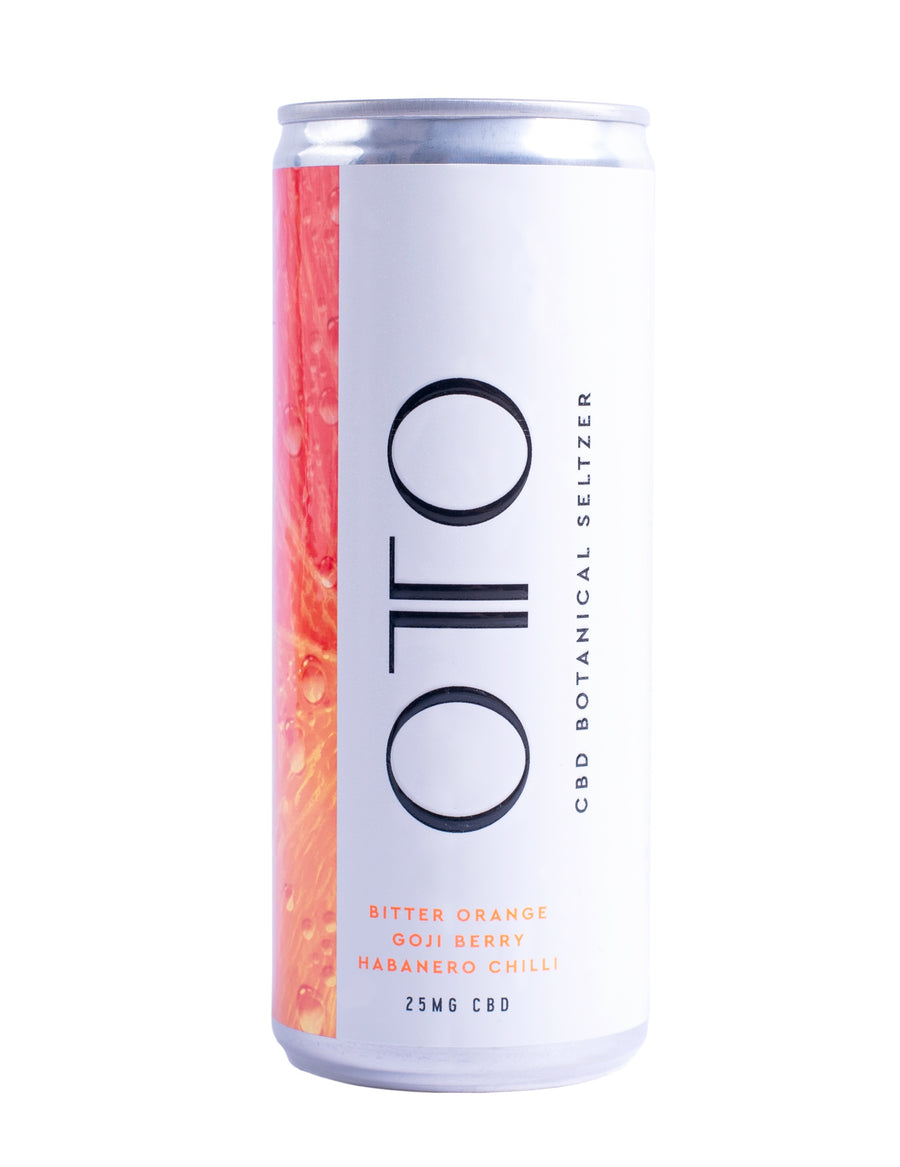 OTO Blood Orange & Chilli CBD Seltzer Water 250ml
