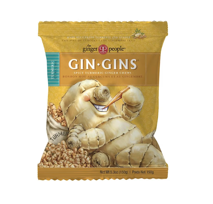 The Ginger People Gin Gins Spicy Turmeric Ginger 150g