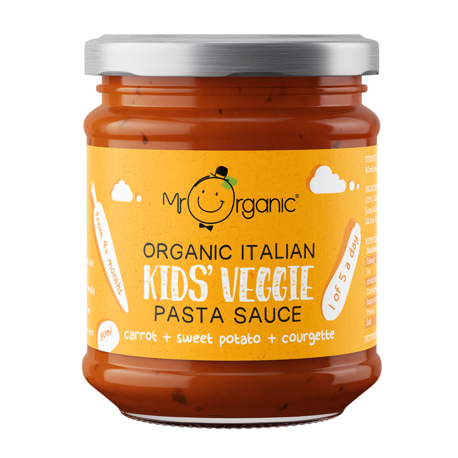 Mr Organic Kids Carrot & Sweet Potato Pasta Sauce 200g