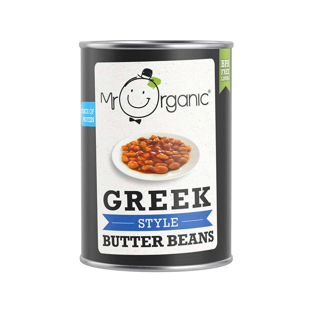 Mr Organic Greek Style Butter Beans 400g
