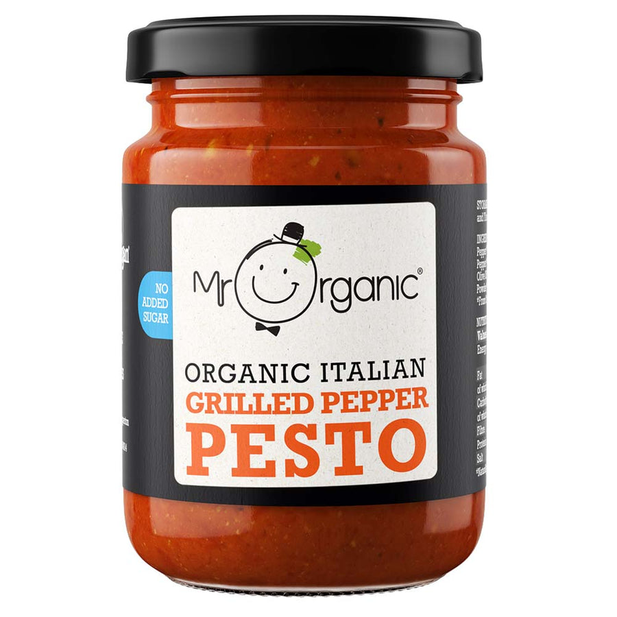 Mr Organic Grilled Pepper Pesto 180g
