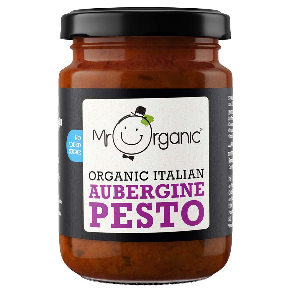 Mr Organic Aubergine Pesto 180g