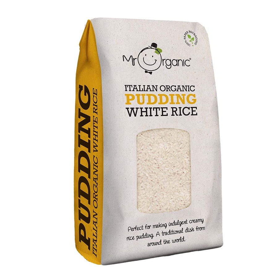 Mr Organic White Pudding Rice 500g