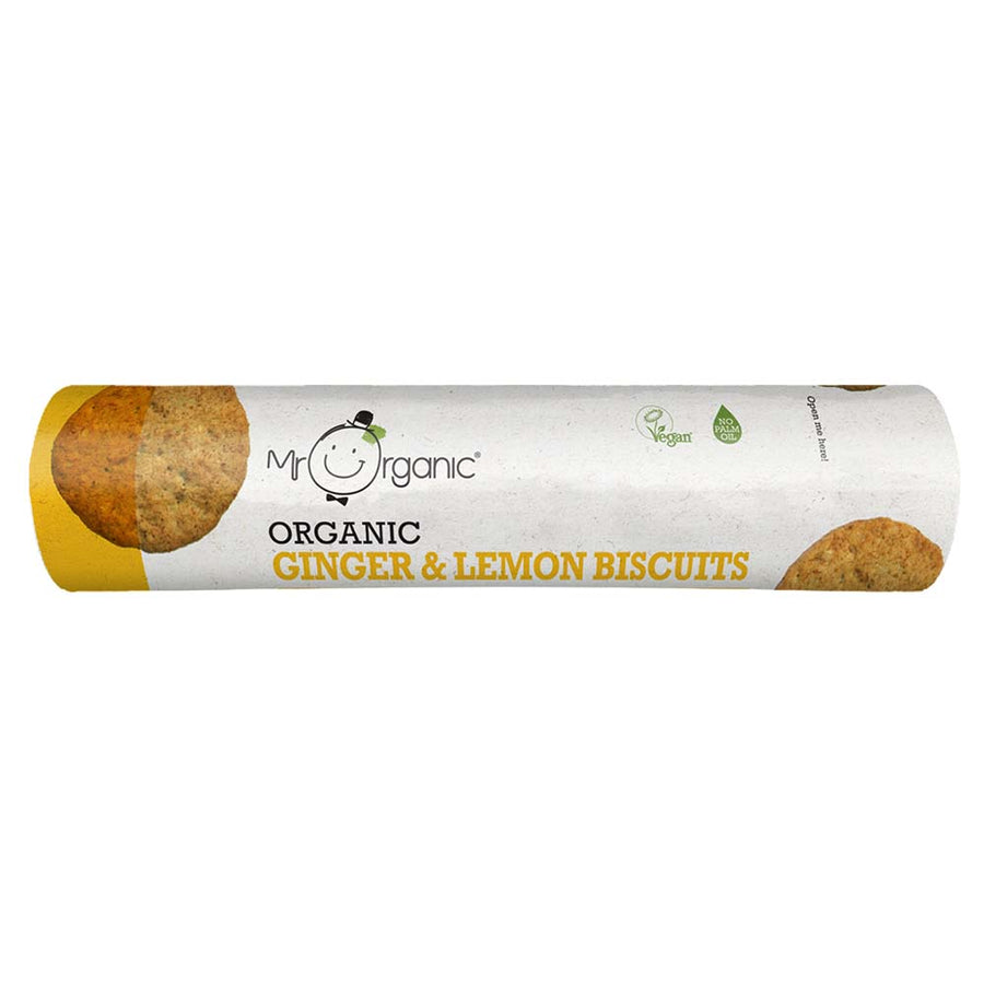 Mr Organic Ginger Biscuits with Lemon 250g