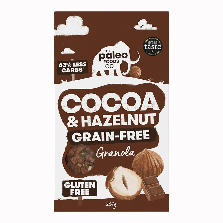 The Paleo Foods Company Cacao & Hazelnut Paleo Grain Free Granola 285g