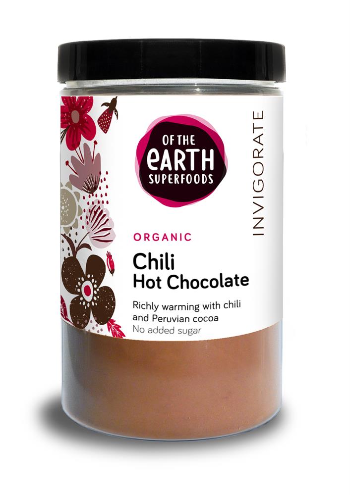 Of The Earth Superfoods Organic Hot Chocolate with Chili 180g