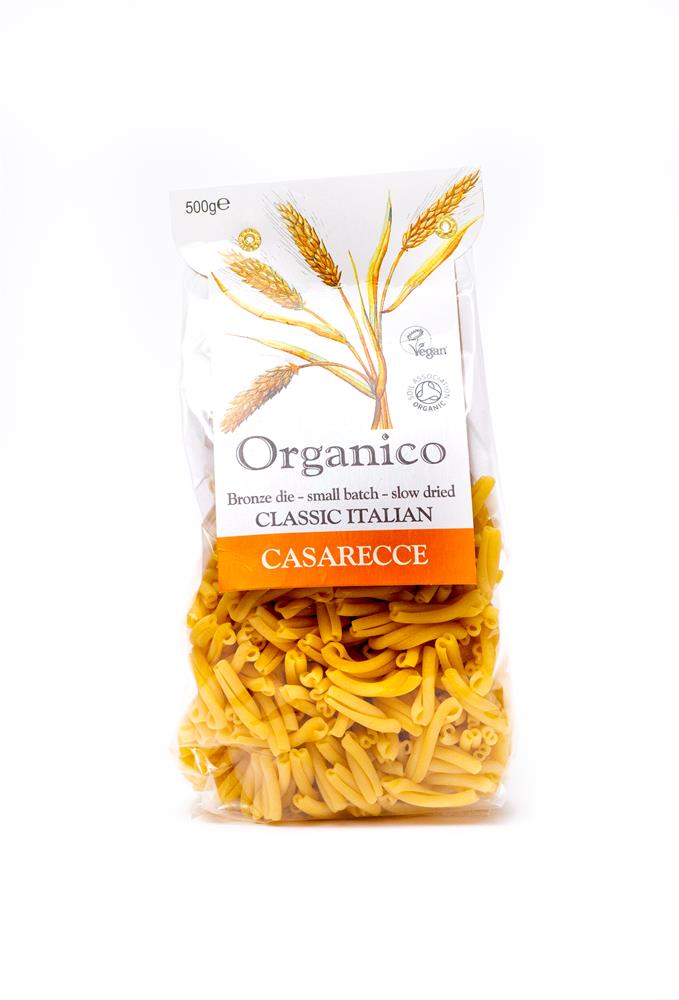 Organico Organic Casarecce Pasta 500g - Pack of 2