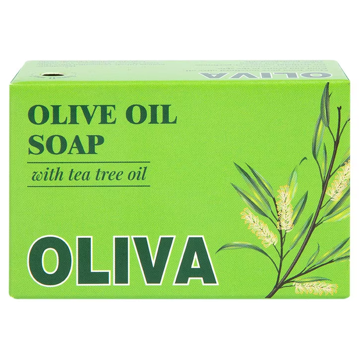 Oliva Olive Oil Soap with Tea Tree 100g - Pack of 2