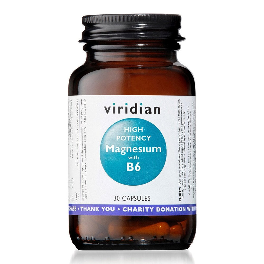 Viridian High Potency Magnesium with B6 30 Capsules