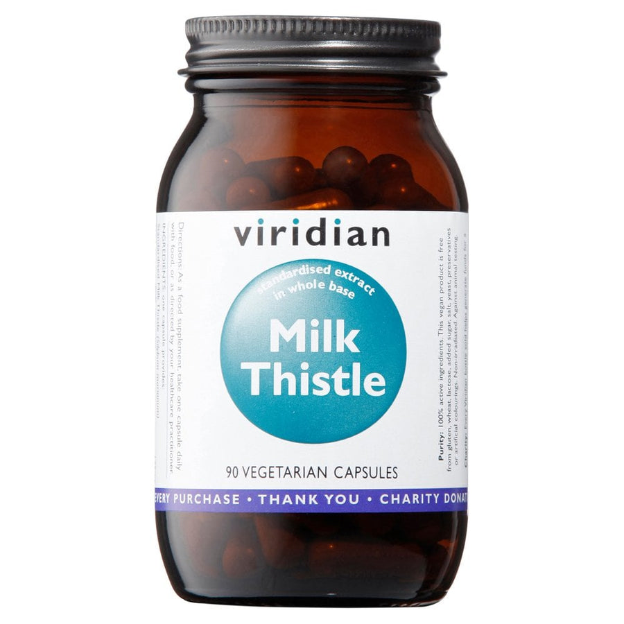 Viridian Milk Thistle Herb & Seed 90 Capsules