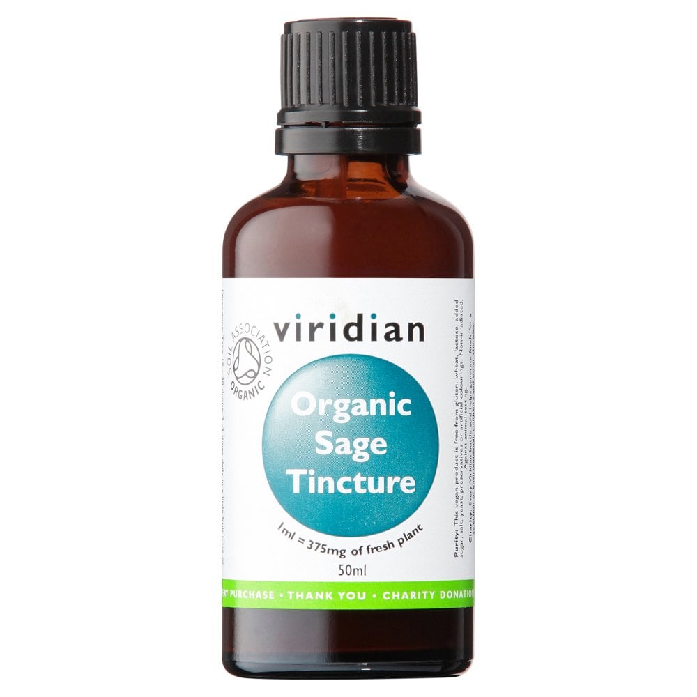 Viridian Organic Sage Tincture 50ml