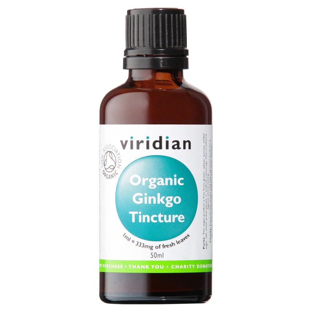 Viridian Organic Ginkgo Biloba Tincture 50ml