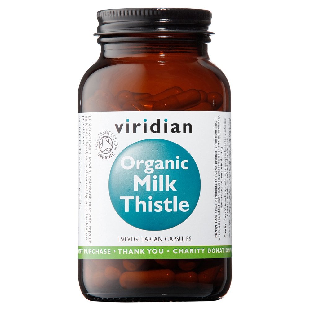 Viridian Organic Milk Thistle 400mg 150 Capsules