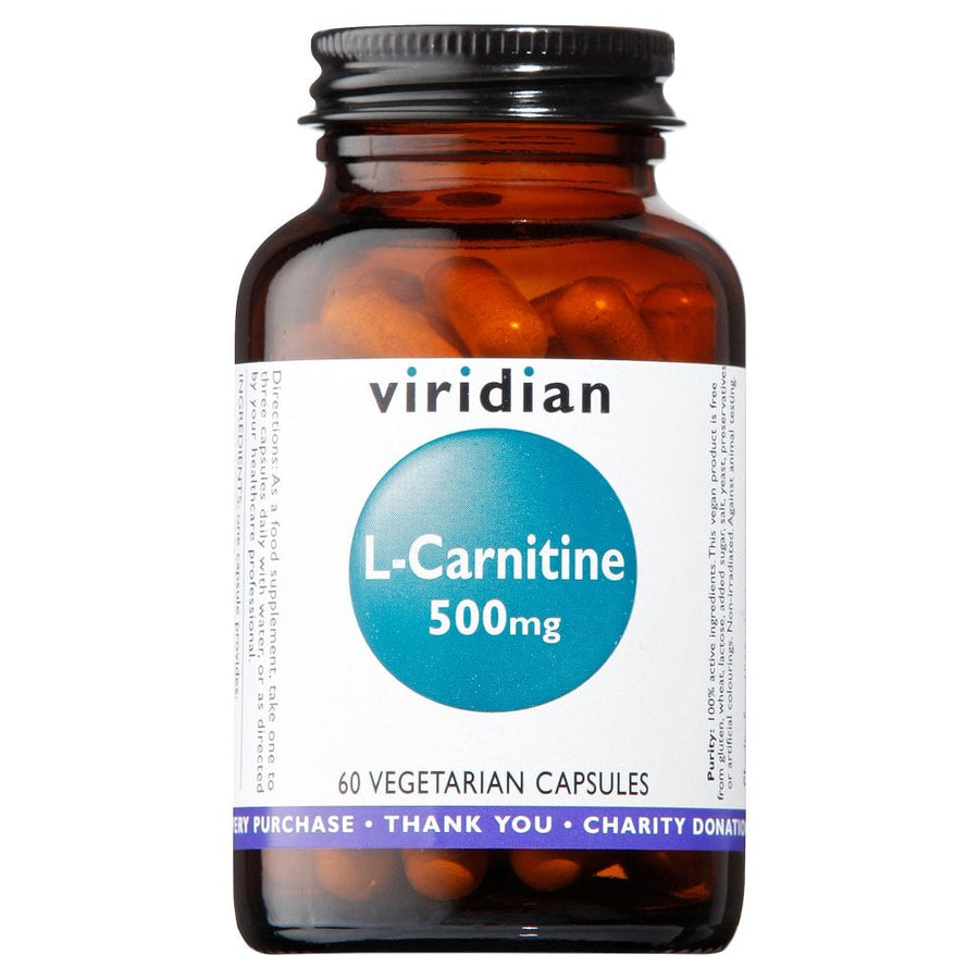 Viridian L-Carnitine 500mg 60 Capsules