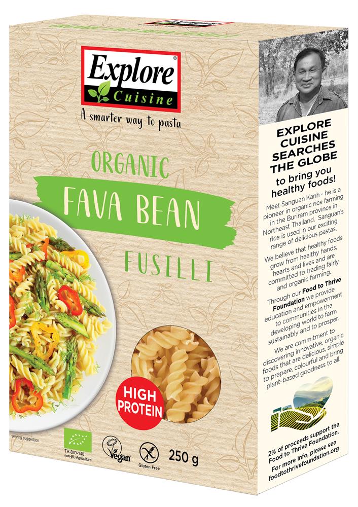 Explore Cuisine Organic Fava Bean Fusilli 250g