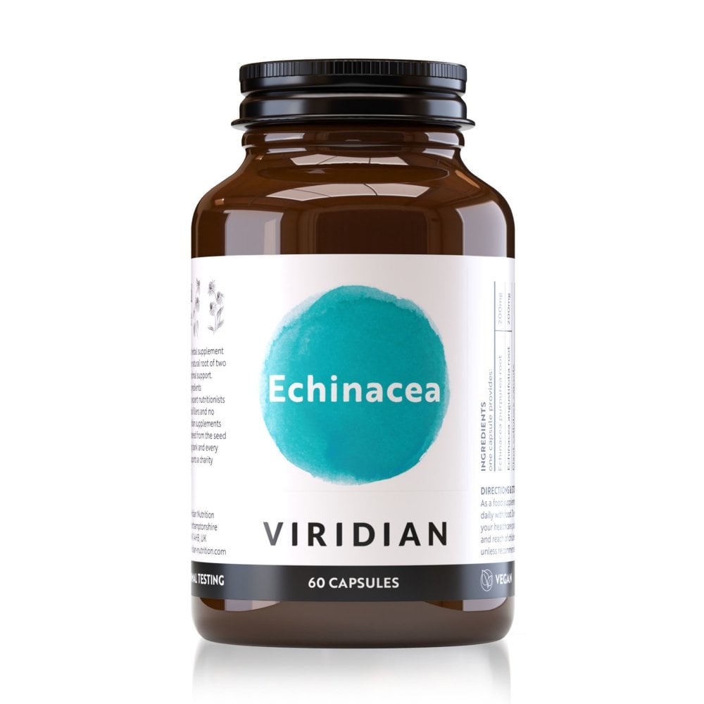 Viridian Organic Echinacea 60 Capsules