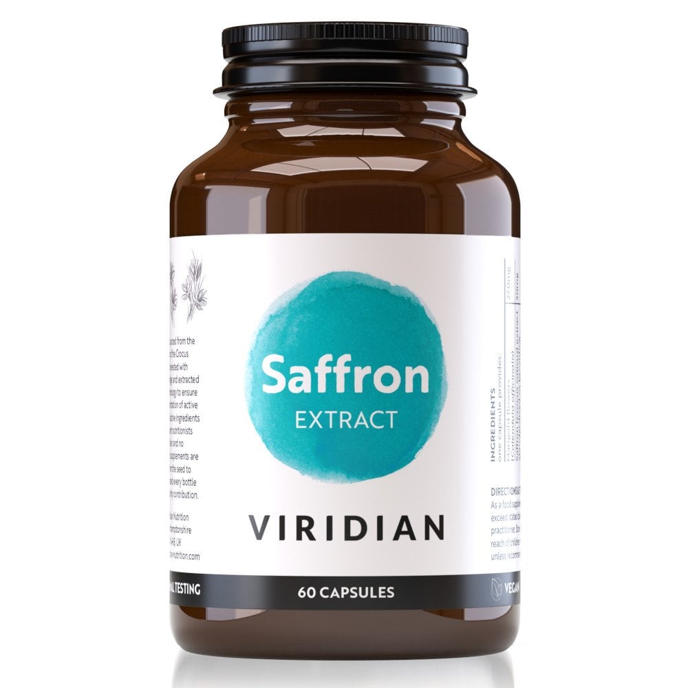 Viridian Saffron Extract with Marigold 60 Capsules