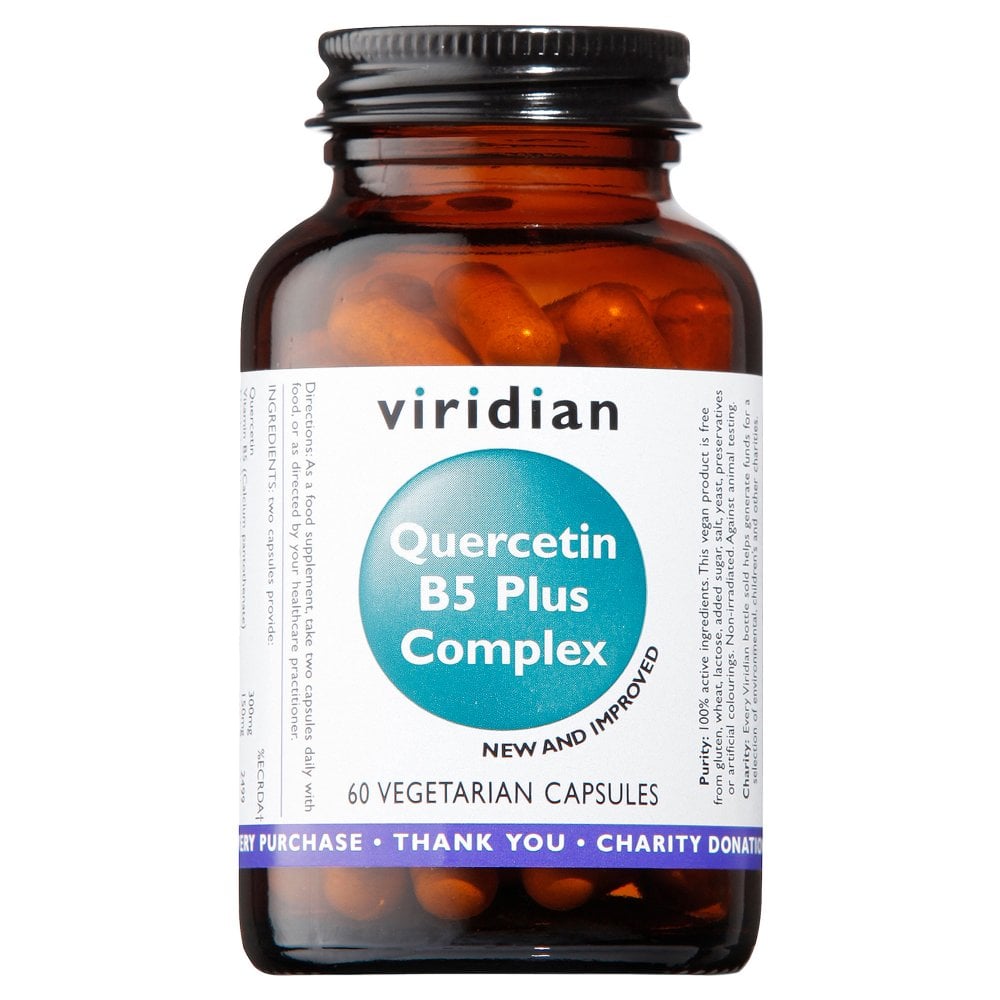 Viridian Quercetin B5 Plus Complex 60 Capsules