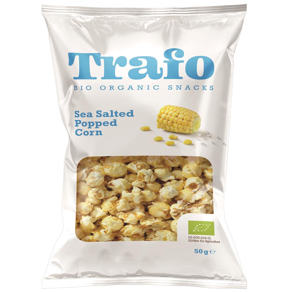 Trafo Organic Salted Popcorn 50g - Pack of 6