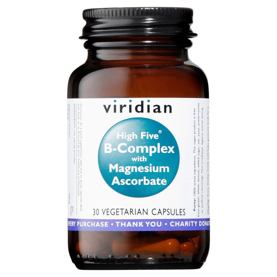 Viridian High Five B-Complex with Magnesium Ascorbate 30 Capsules