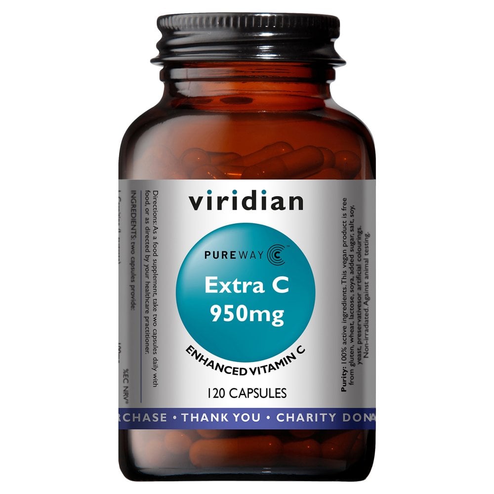 Viridian Extra-C 950mg 120 Capsules