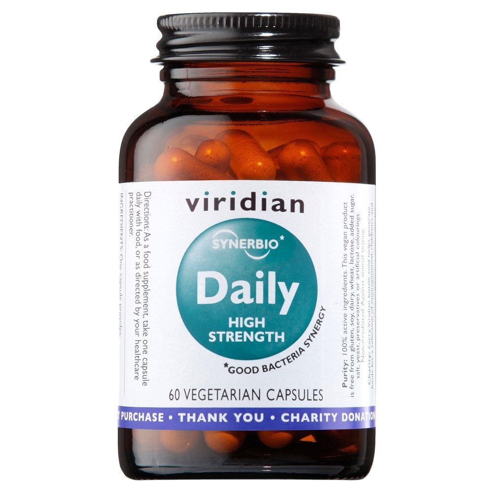 Viridian Synbiotic Daily High Strength 60 Capsules