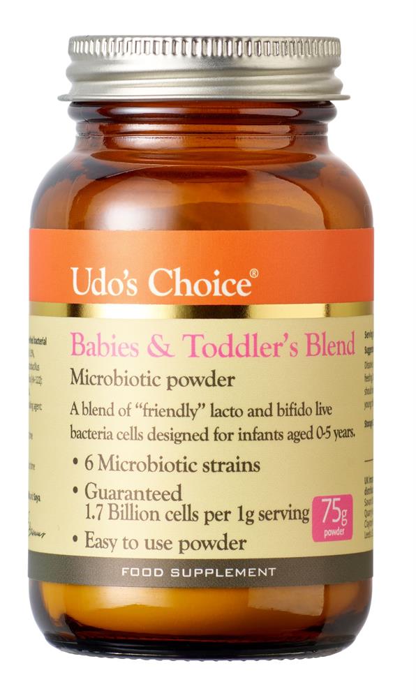 Udos Choice Babies & Toddler Blend Microbiotics Powder 75g