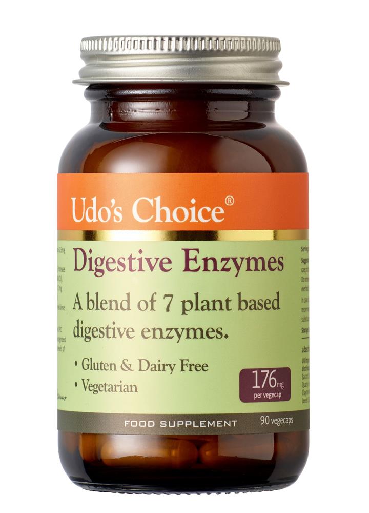 Udos Choice Digestive Enzyme Blend 176mg 90 Capsules