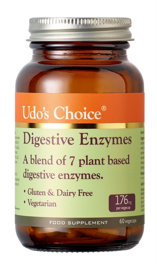 Udos Choice Digestive Enzyme Blend 176mg 60 Capsules