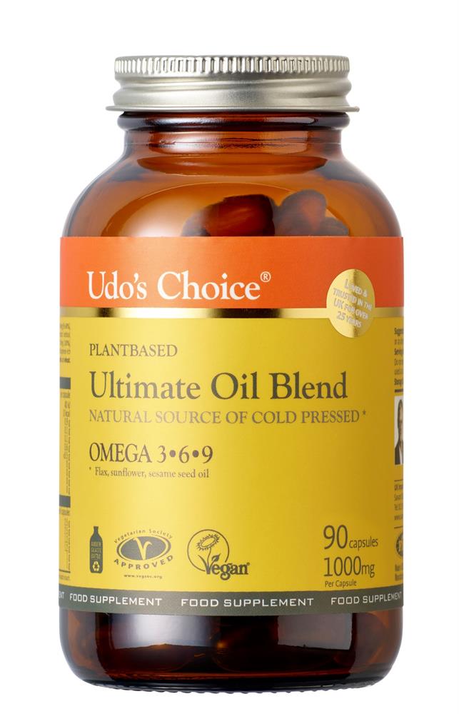 Udos Choice Ultimate Oil Blend 1000mg 90 Capsules