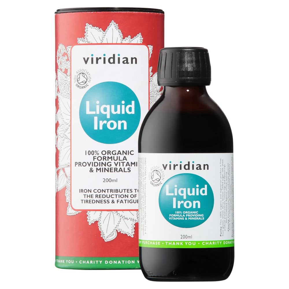 Viridian Organic Liquid Iron 200ml