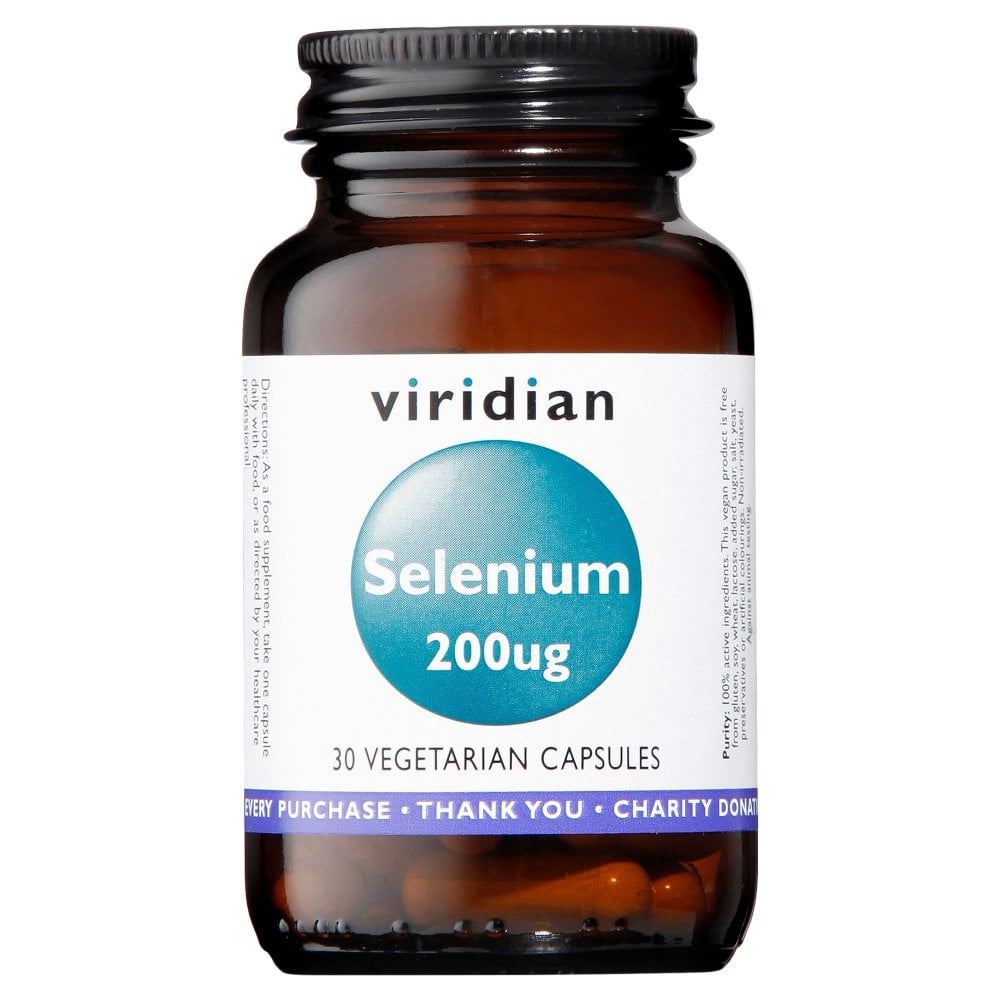 Viridian Selenium 200ug 30 Capsules