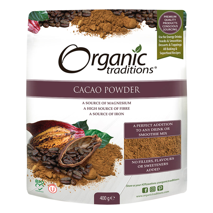 Organic Traditions Cacao Powder 400g