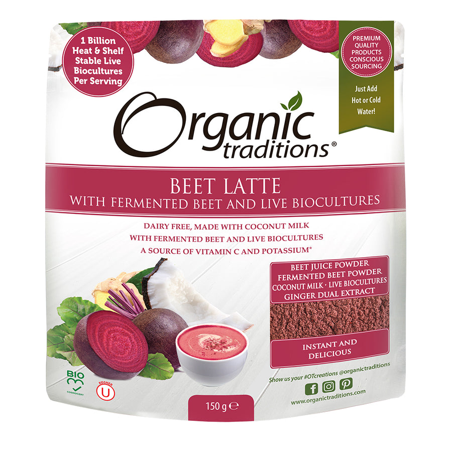 Organic Traditions Beet Latte with Fermented Beet 150g