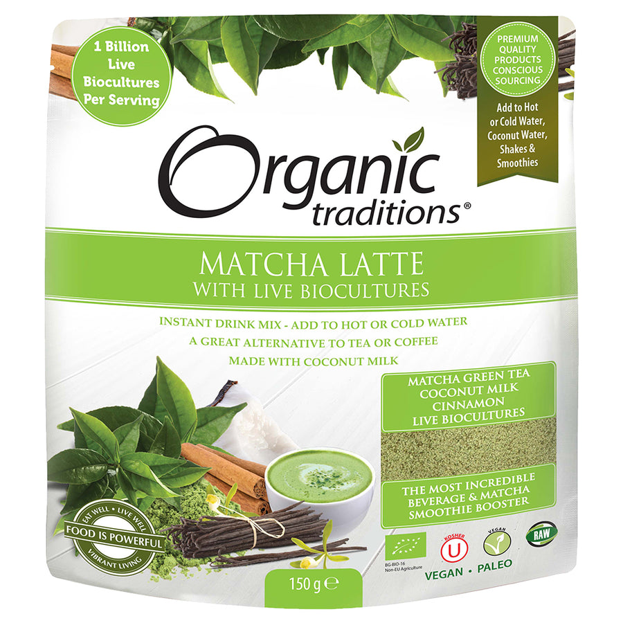 Organic Traditions Organic Matcha Latte 150g