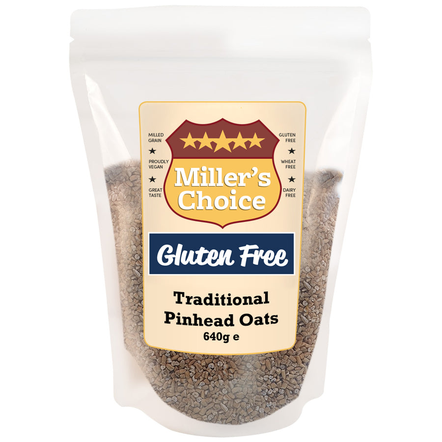 Miller's Choice Gluten Free Traditional Pinhead Oats 640g