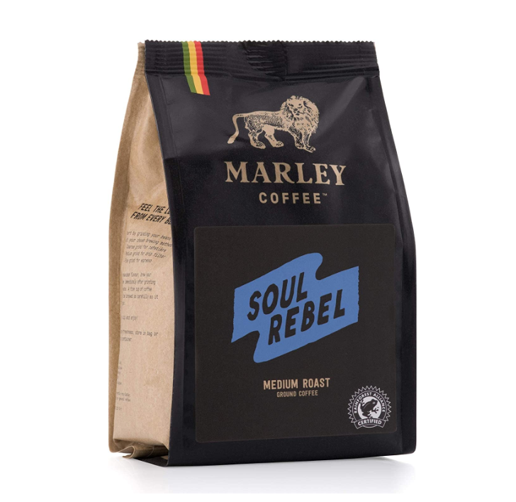 Marley Coffee Soul Rebel Medium Roast Ground Coffee 227g