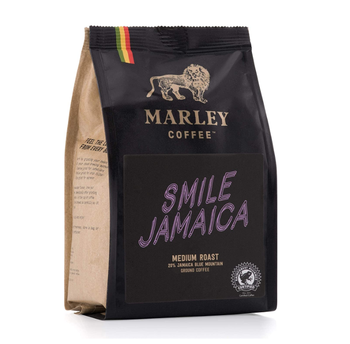 Marley Coffee Smile Jamaica Medium Roast Ground Coffee 227g
