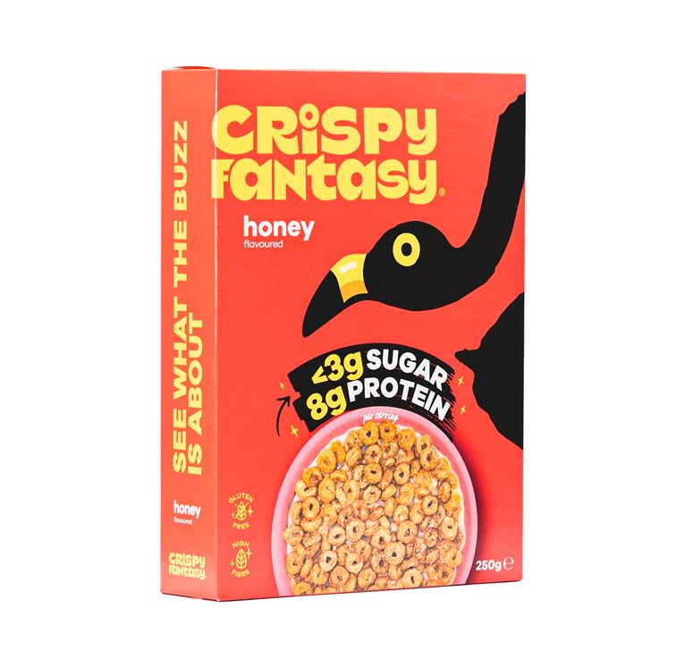 Crispy Fantasy High Protein Honey Cereal 250g