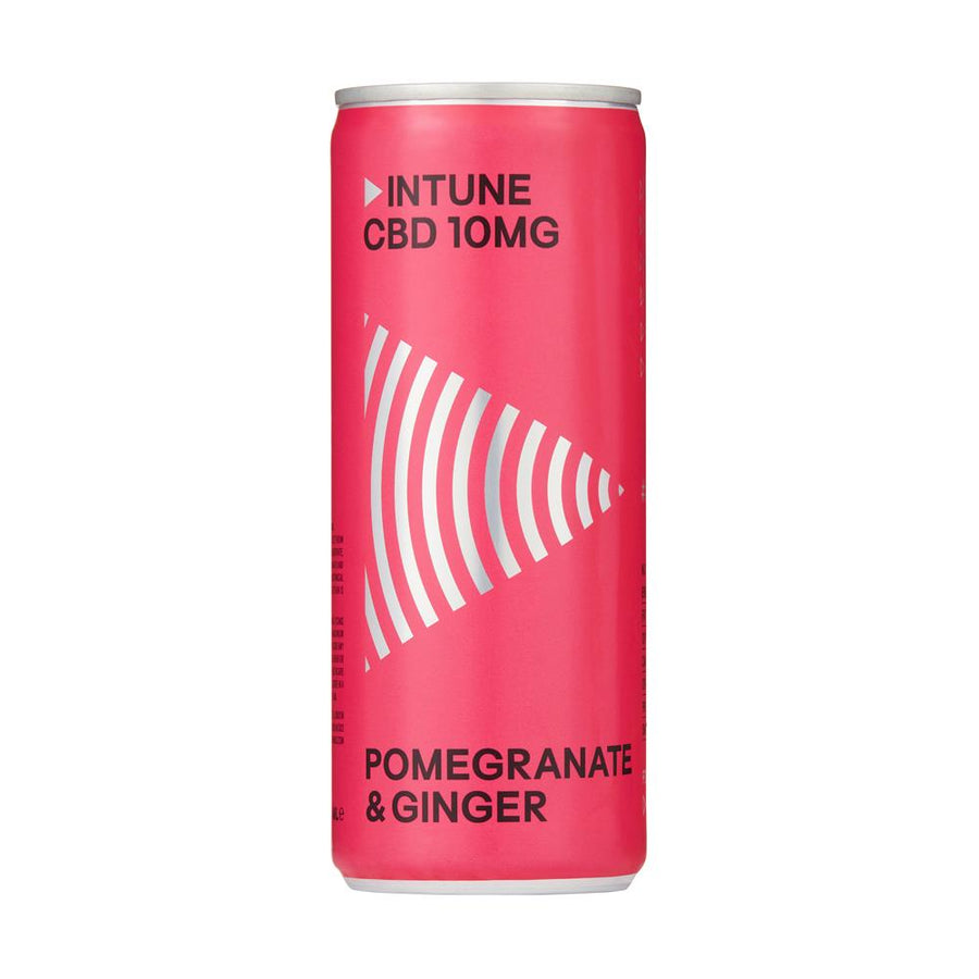 Intune Pomegranate & Ginger 10mg CBD Drink 250ml - Pack of 3