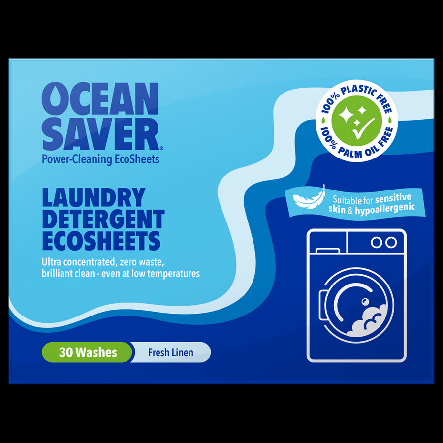 Ocean Saver - Laundry Detergent EcoSheets - 30 Washes