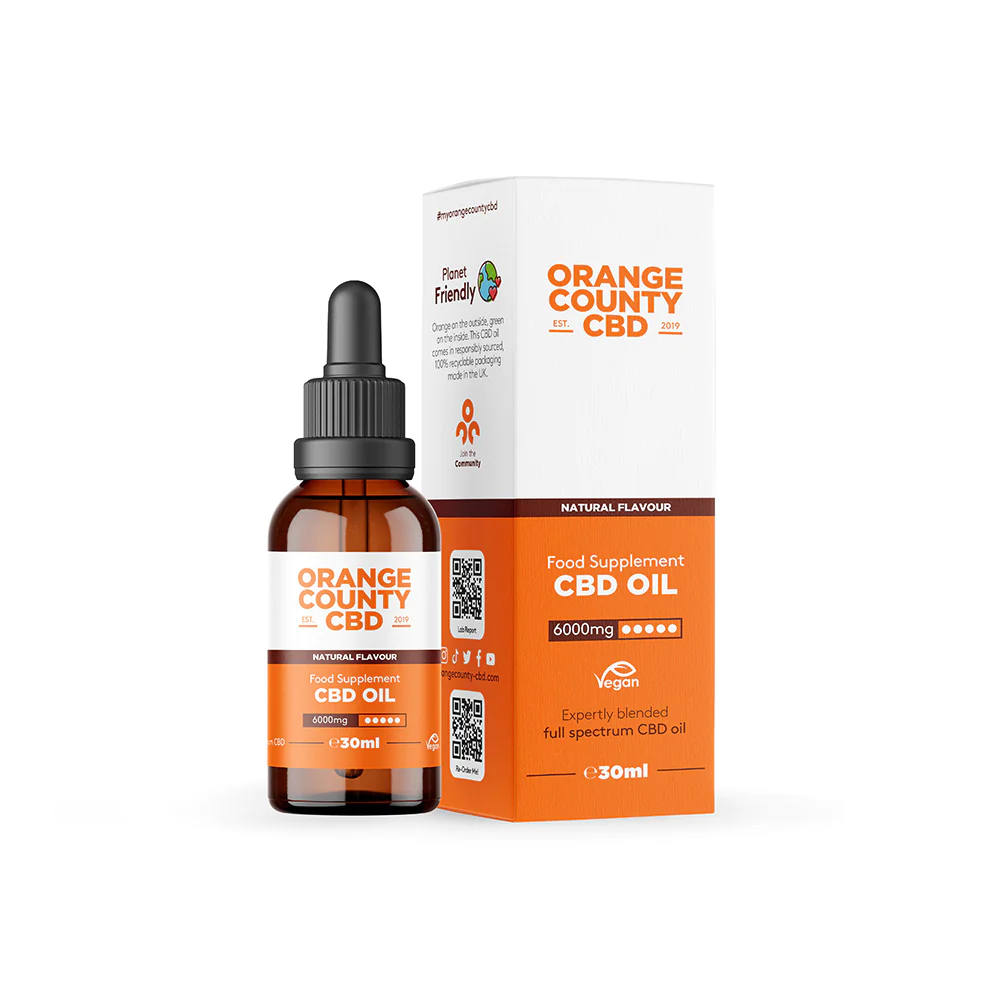 Orange County CBD 6000mg Full Spectrum CBD Oil 30ml