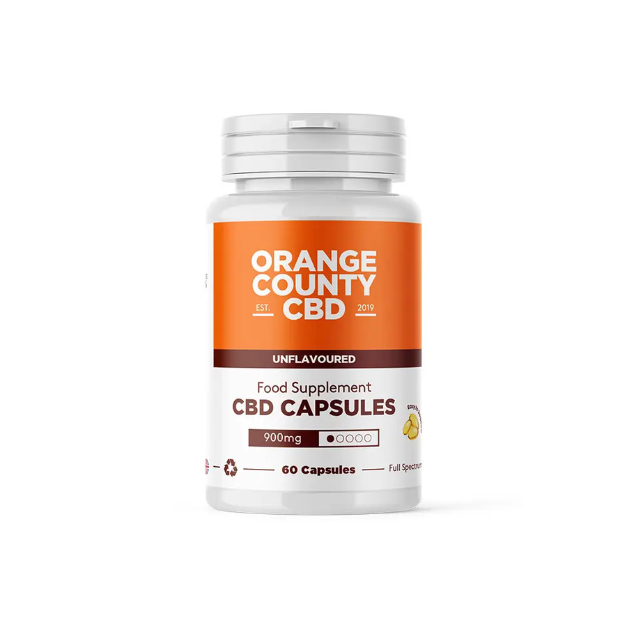 Orange County 900mg CBD - 60 Soft Gel Capsules