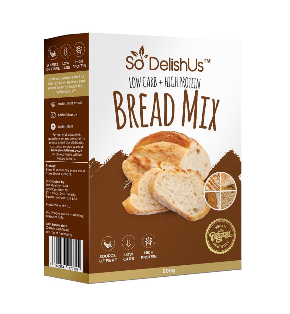 SoDelishUs Vegan Bread Mix 500g