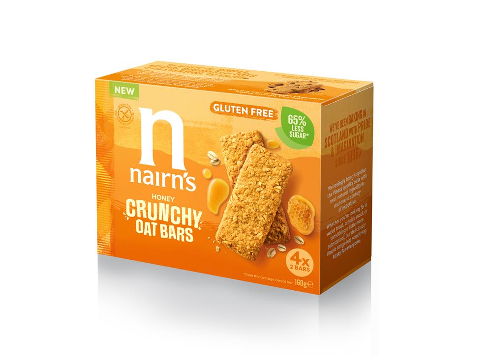 Nairn's Gluten Free Honey Crunchy Oat Bars 160g