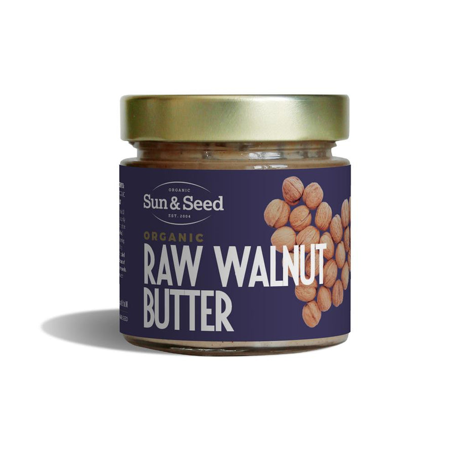 Sun & Seed Organic Raw Walnut Butter 200g