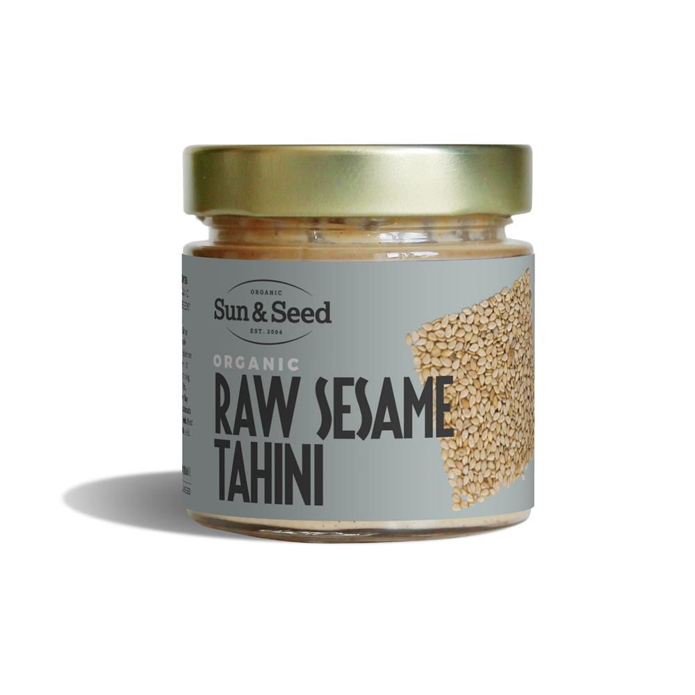Sun & Seed Organic Raw White Sesame Tahini 200g