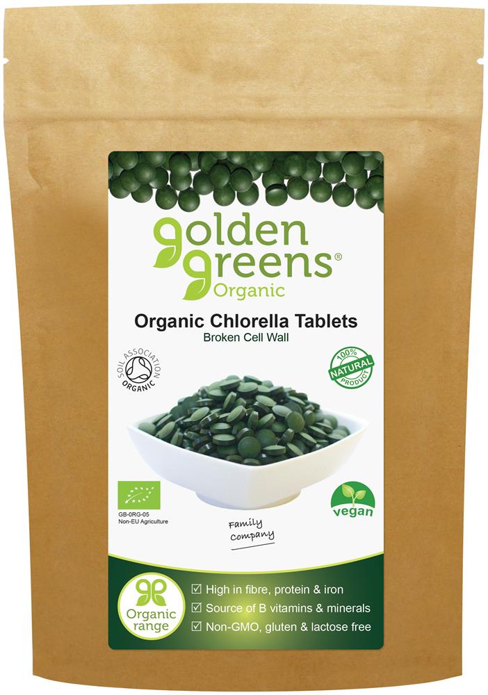 Greens Organic Chlorella 120 Tablets