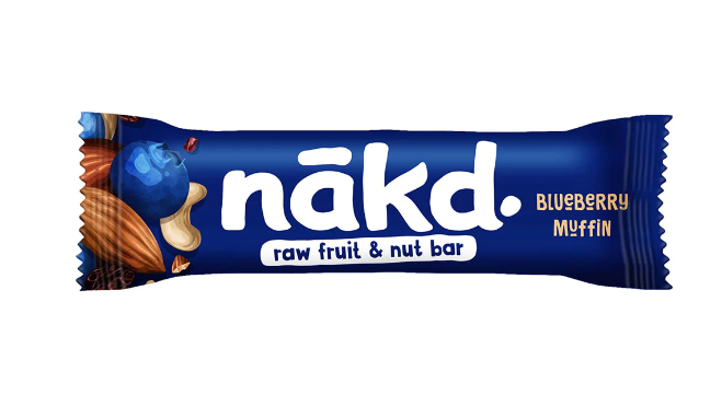 Nakd Blueberry Muffin 35g Bar - Pack of 18